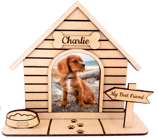 My Best Friend Dog House Photo Frame