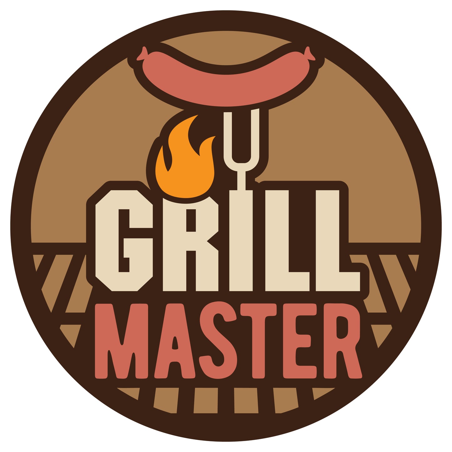 10.5" Round Grill Signs