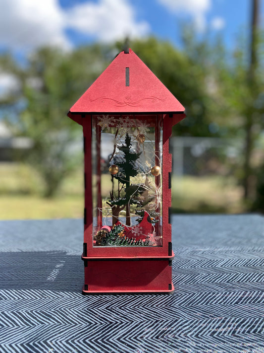 Antiqued Christmas Lantern