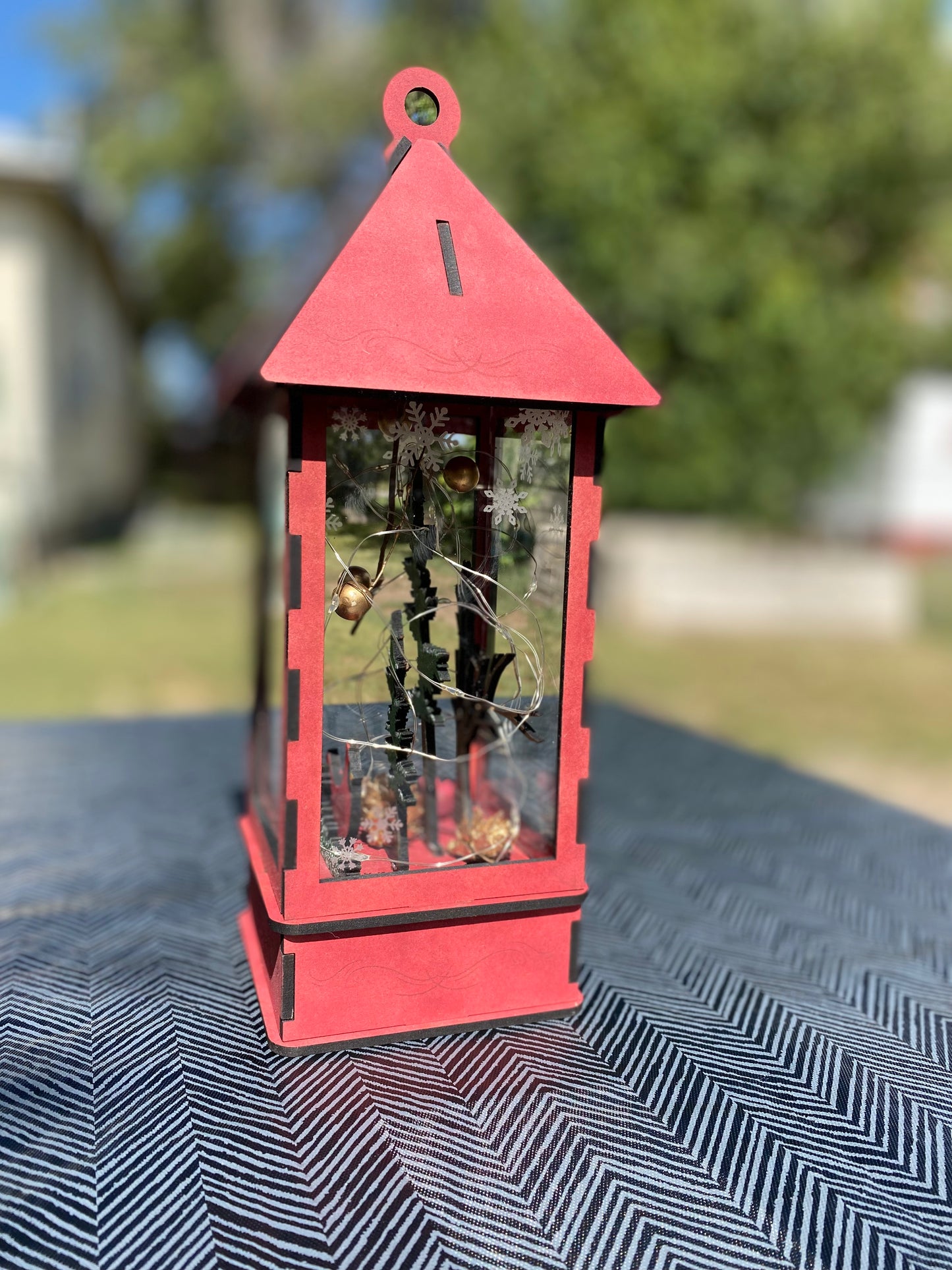 Antiqued Christmas Lantern