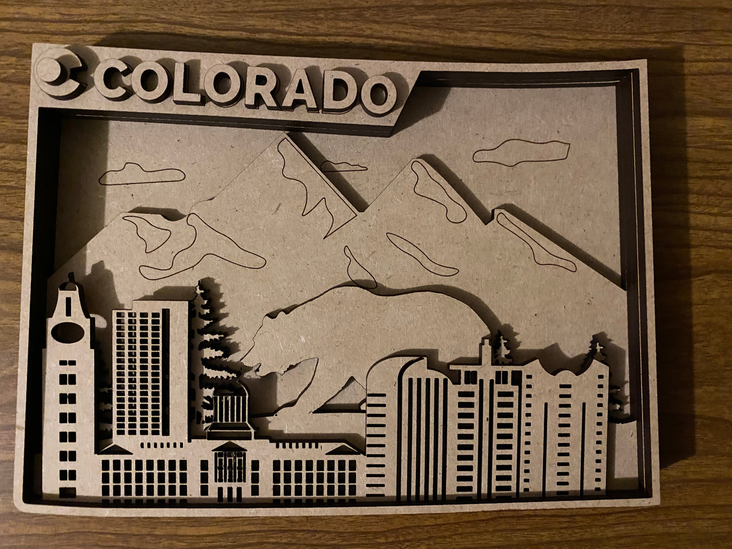Craft & Sip Colorado Multilayer Wall Hanger