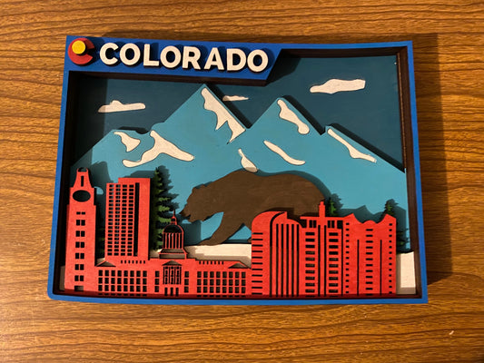 Craft & Sip Colorado Multilayer Wall Hanger