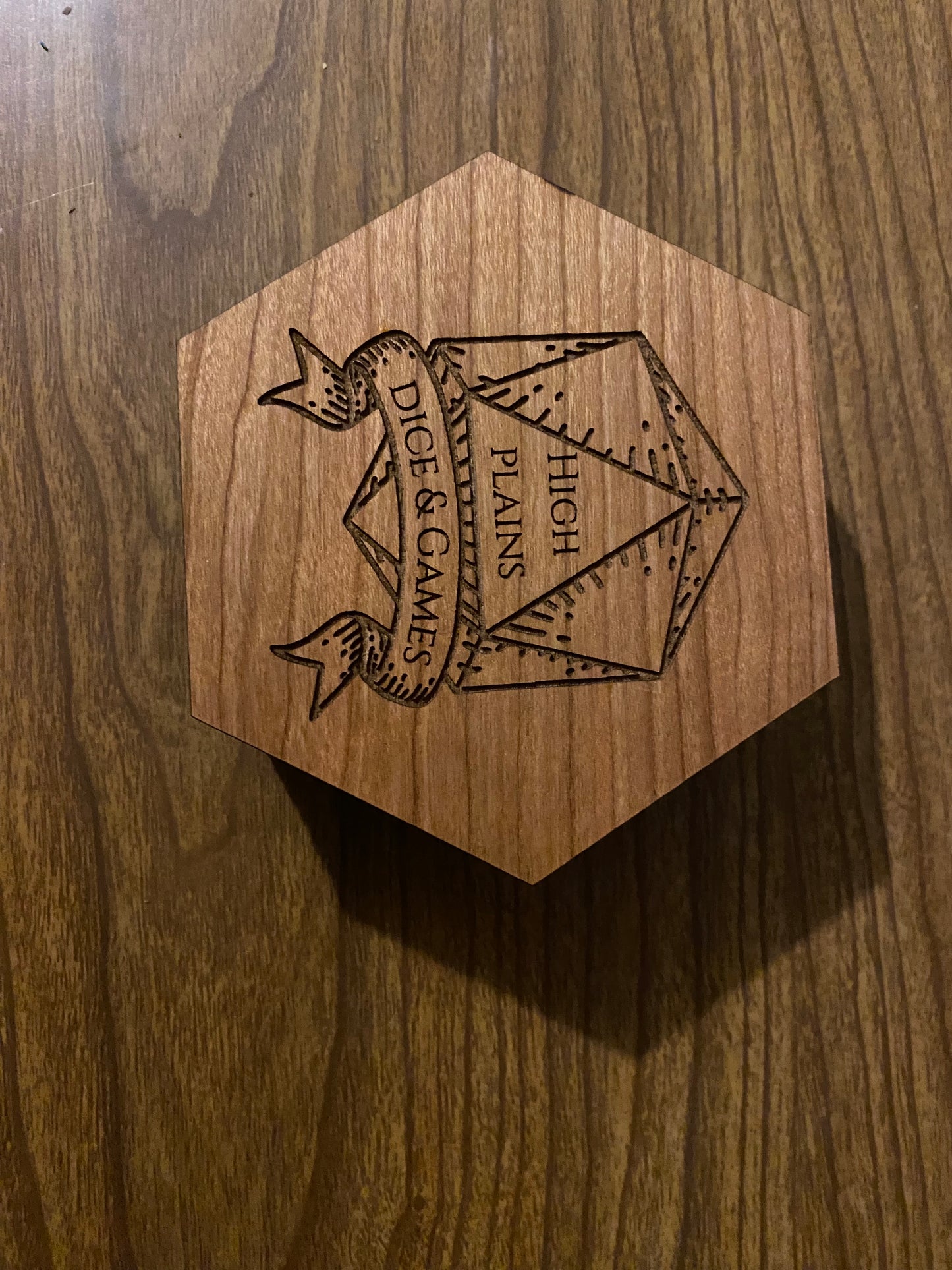Hexagon Shaped Small Dice Box