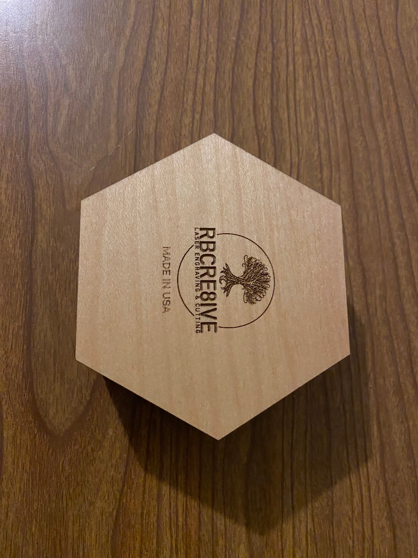 Hexagon Shaped Small Dice Box