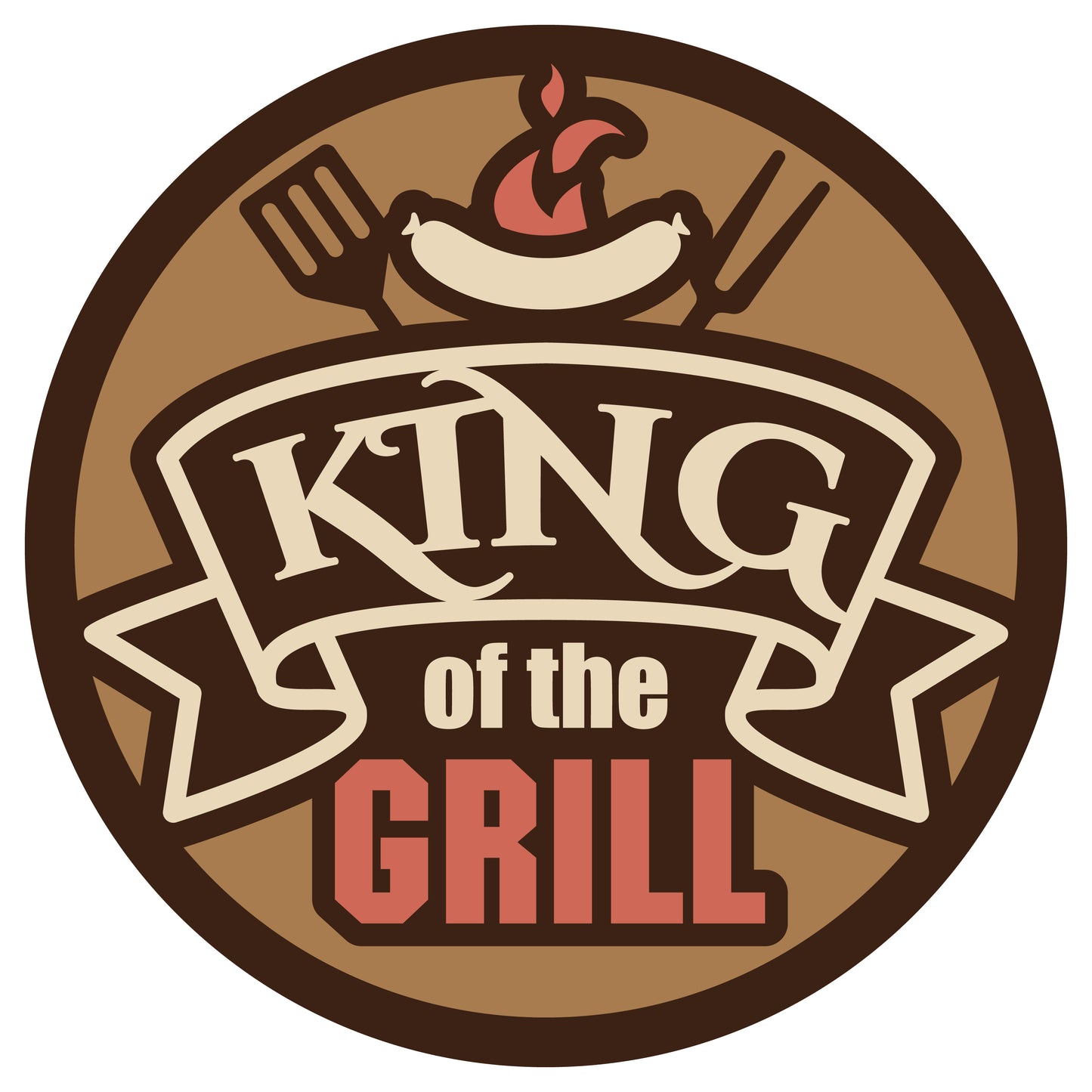 10.5" Round Grill Signs