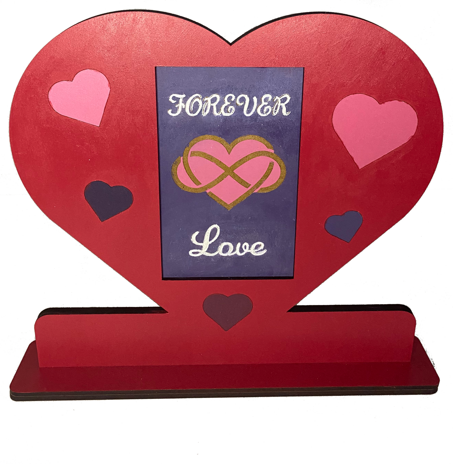 Craft & Sip 2-Layer Personalizable Heart