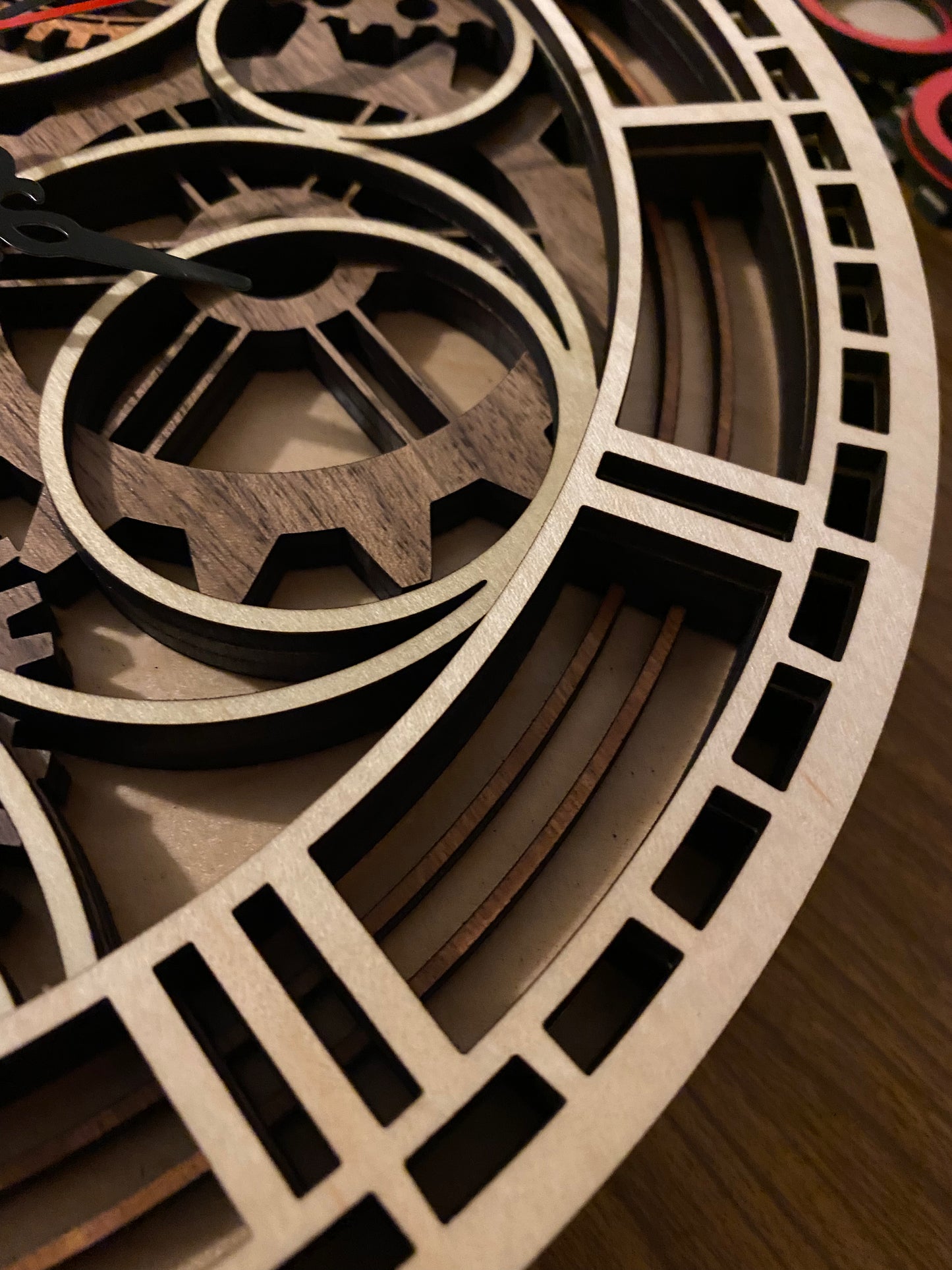 Steampunk Style 5 Layer Clock