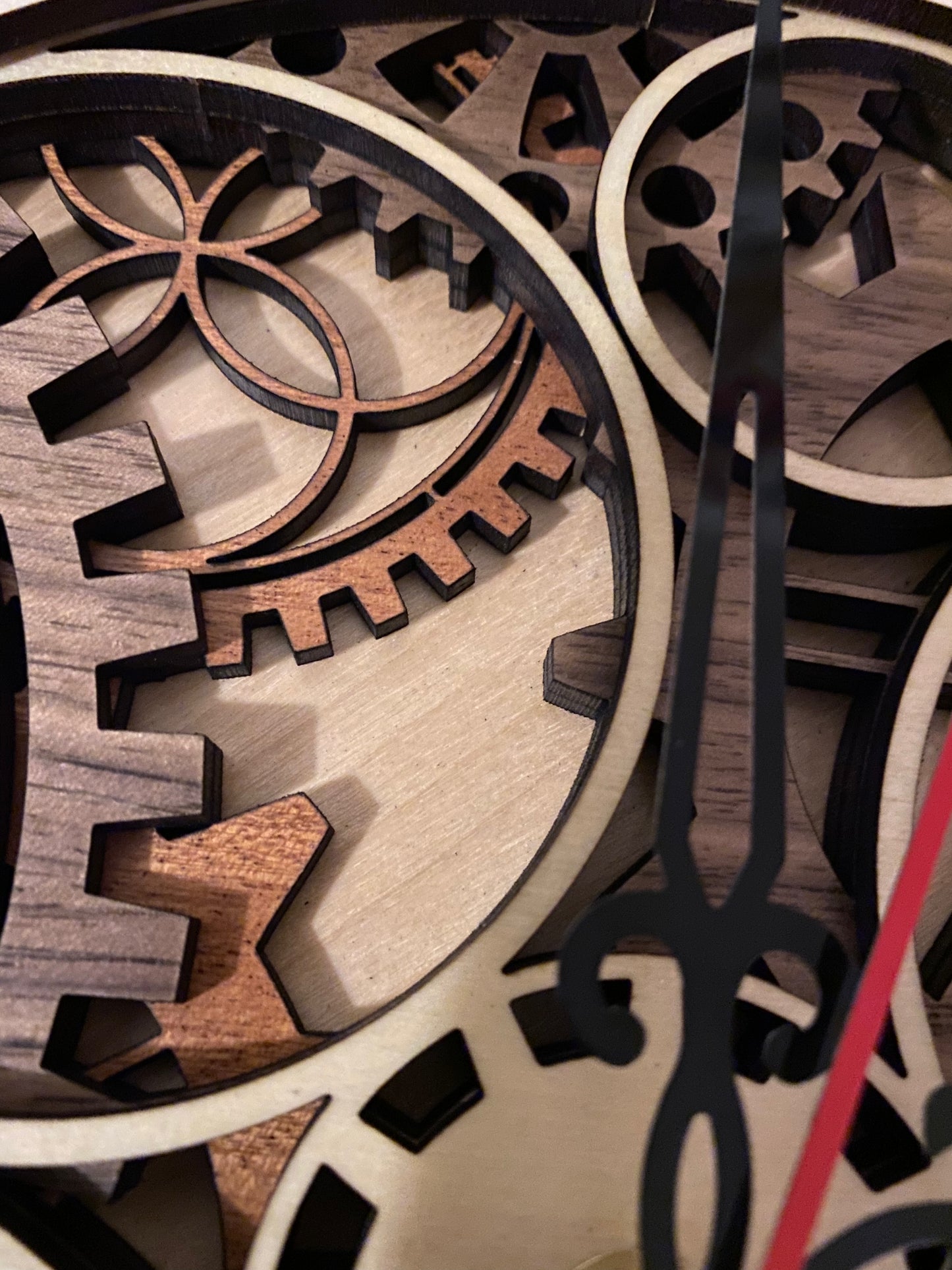 Steampunk Style 5 Layer Clock