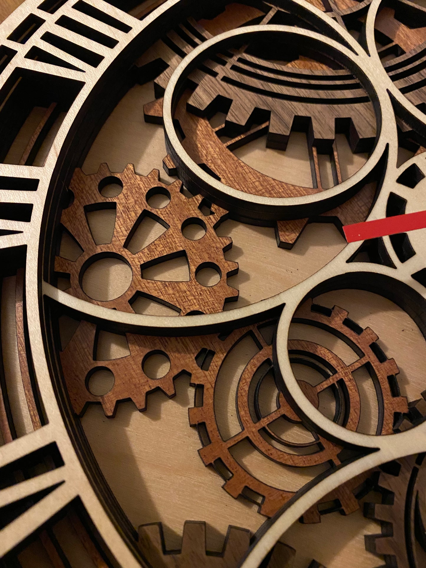 Steampunk Style 5 Layer Clock