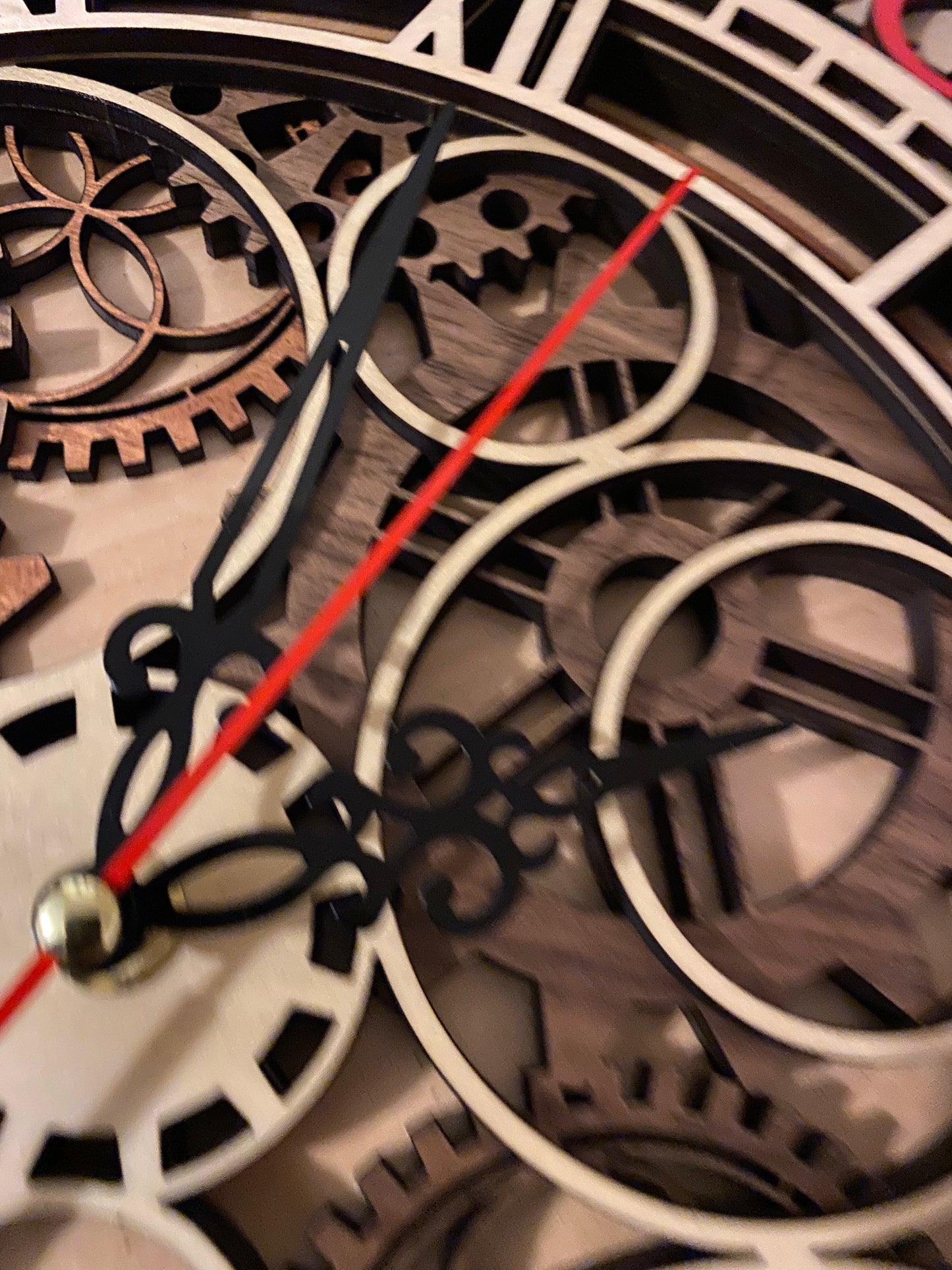 Steampunk Style 5 Layer Clock