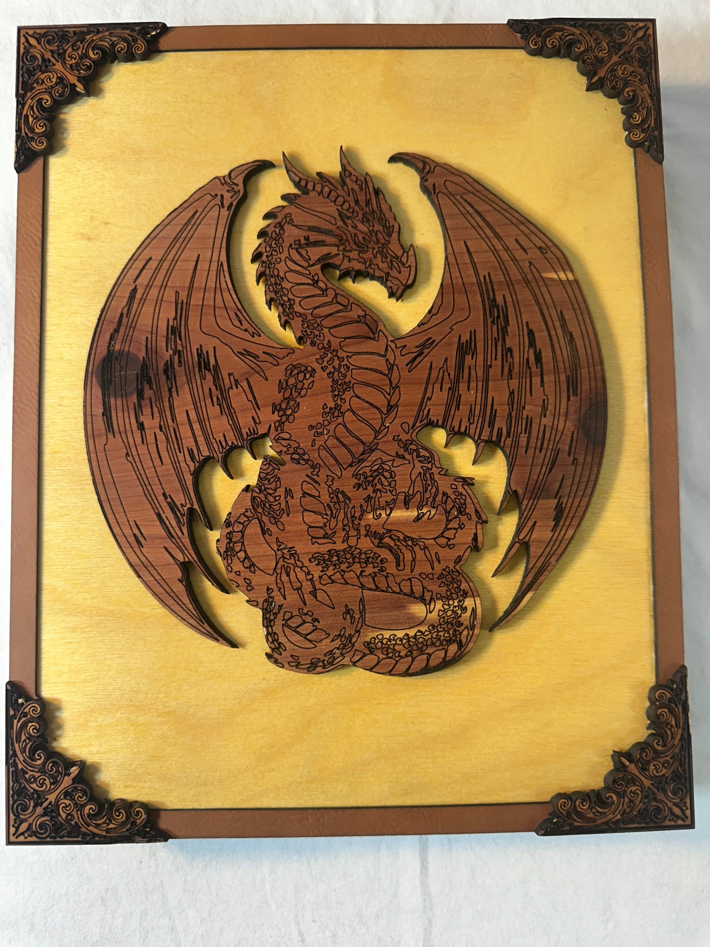 Dragonforge Wyrmkeeper’s Hoard Leatherette Embellished Dice Rolling Tray & Campaign Journal Set