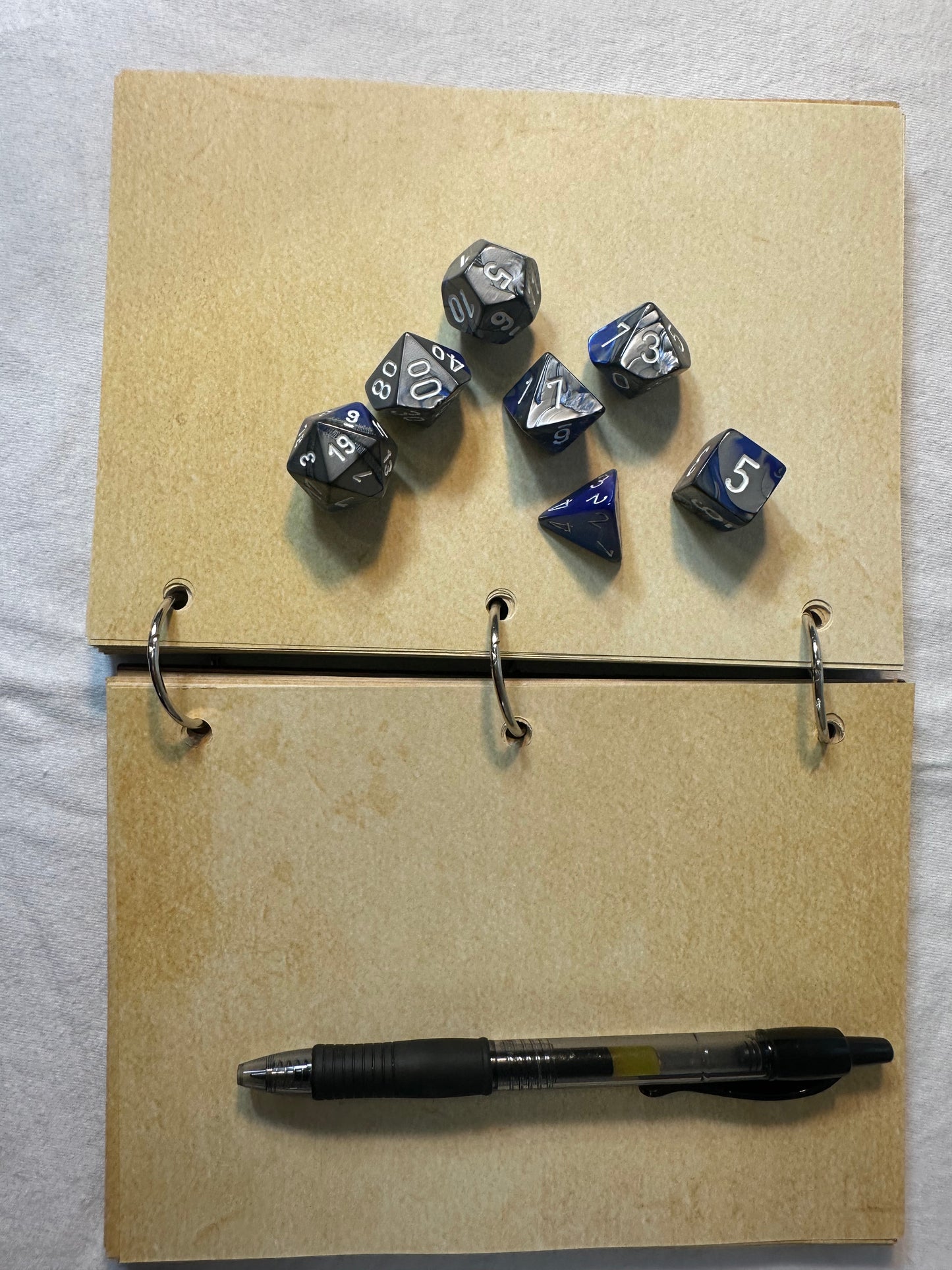 Fantasy 3D Laser Engraved TTRPG Player or DM/GM Adventure Notebook Journal