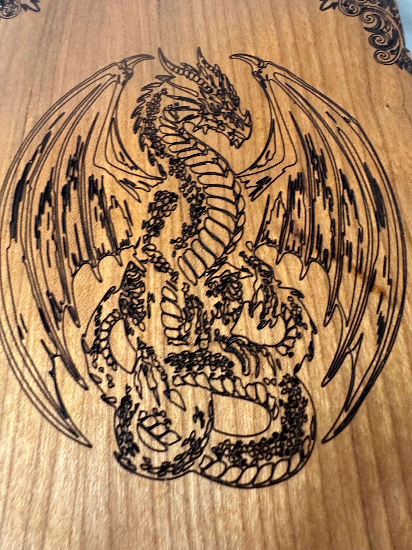 Fantasy Laser Engraved TTRPG Player or DM/GM Adventure Notebook Journal