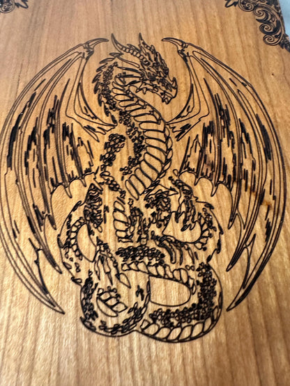 Fantasy Laser Engraved TTRPG Player or DM/GM Adventure Notebook Journal