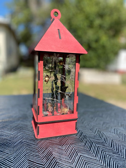 Antiqued Christmas Lantern
