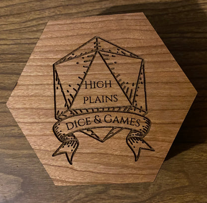 Hexagon Shaped Small Dice Box